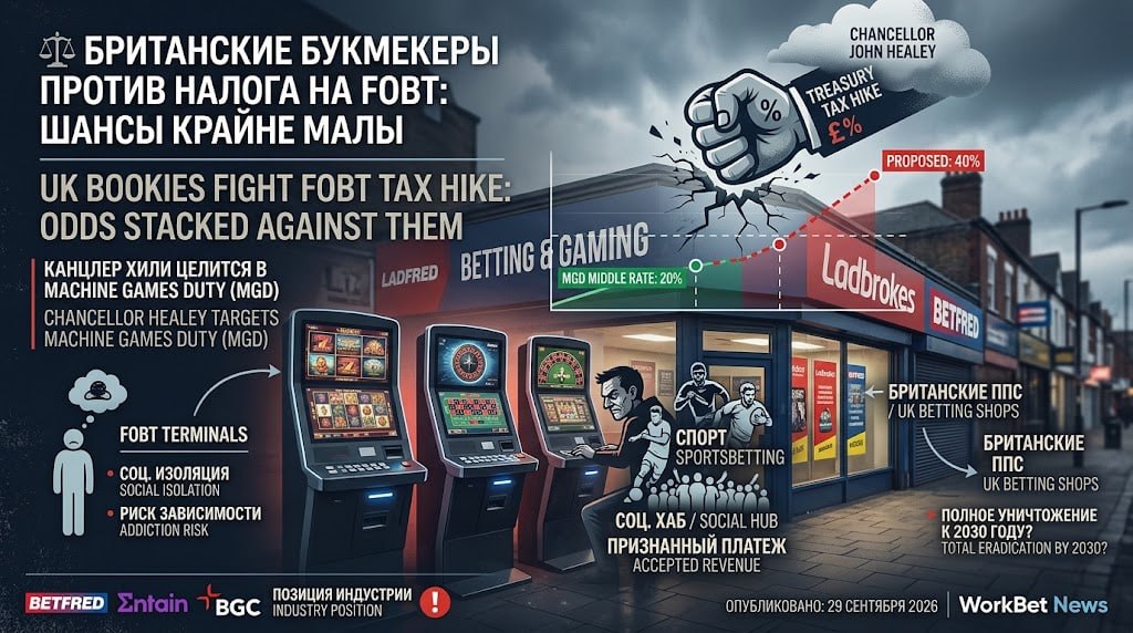 Налоговый рейд в Великобритании: грозит ли розничному беттингу исчезновение к 2030 году?